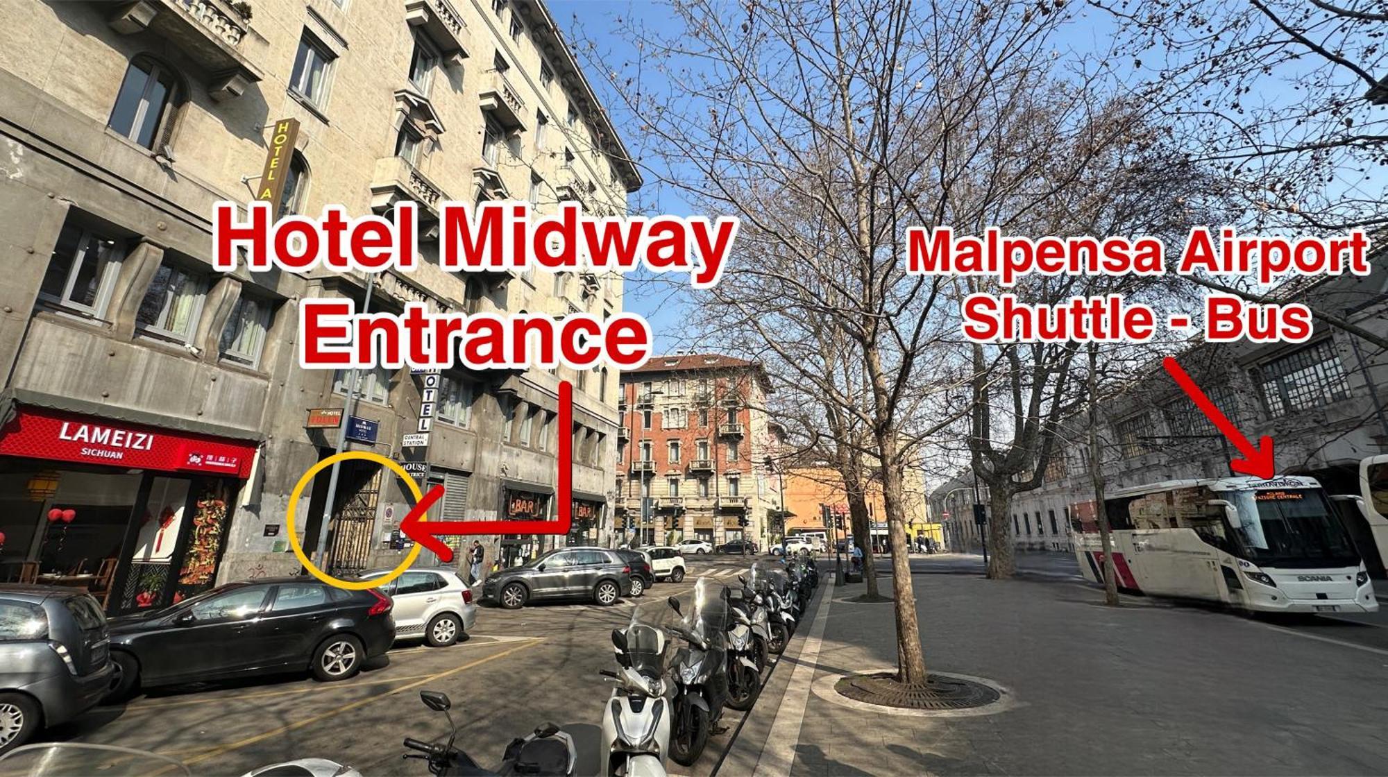 Hotel Midway Milano Exteriör bild