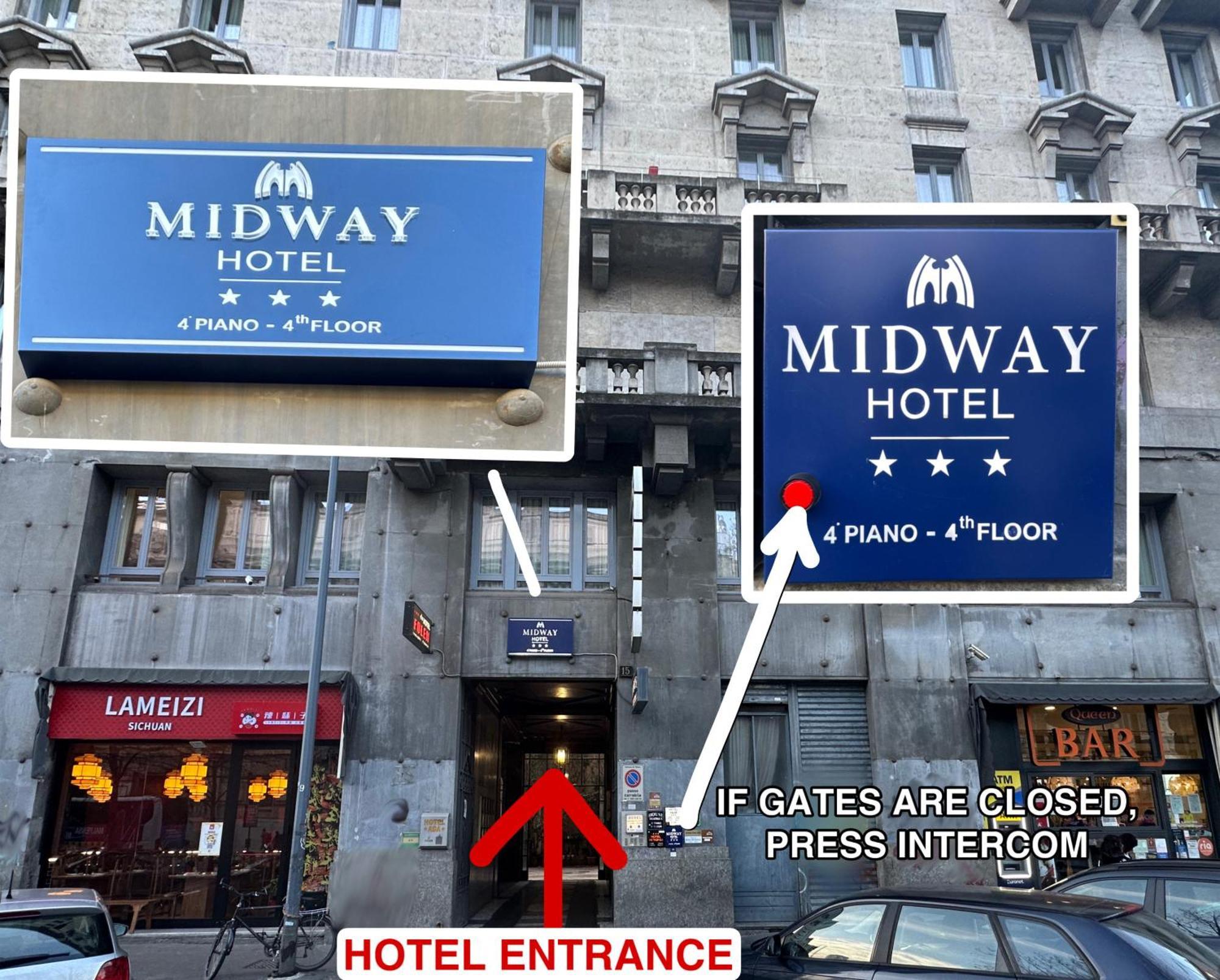 Hotel Midway Milano Exteriör bild